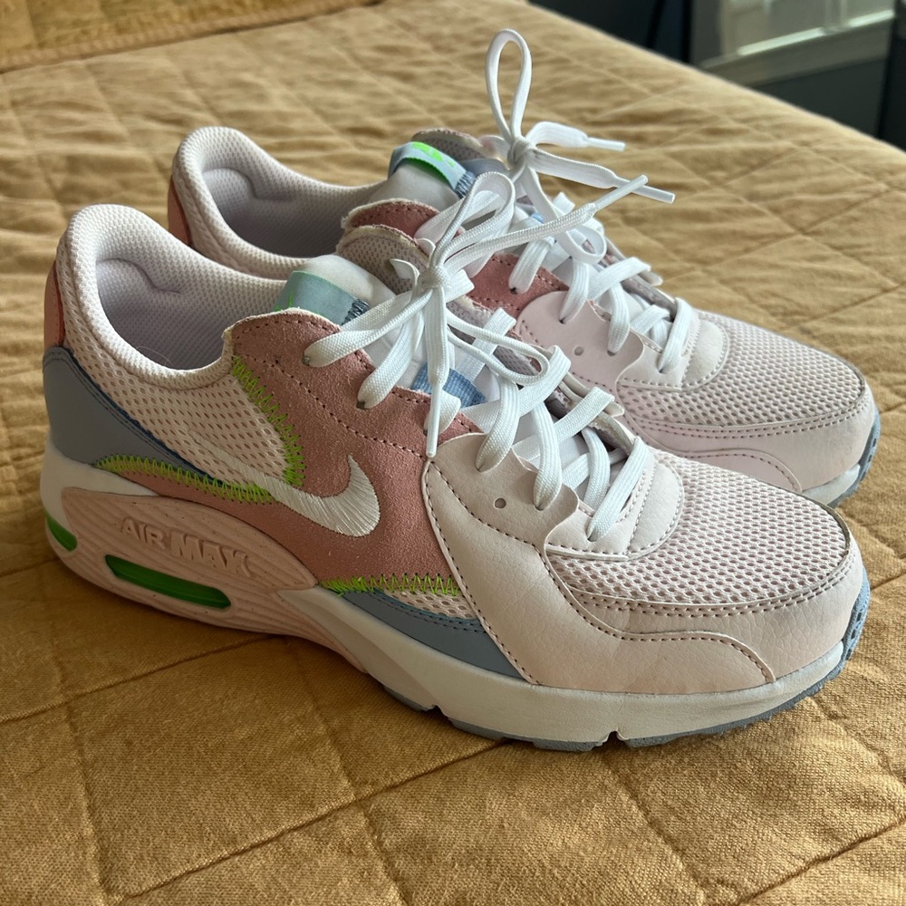 Nike Air Max Excee Shoes, cotton candy colors, worn once. EUC